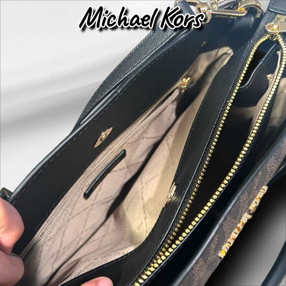 Michael Kors Jet Set Large Satchel Bag – Excellent Preowned Condition - Picture 10 of 12